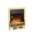 Semineu Electric Decorativ Incorporat Cu Decoratiuni Aurii FKKI25G