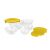 Set 5 Boluri De Sticla Cu Capac Galben VN-GB1401Y-SET