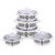 Set 5 Oale Emailate+capace 16/18/20/22/24cm 180617