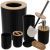 Set Accesorii Baie - Negru Ruhhy24636
