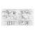 Set Coliere Metalice Cu Surub 34 BUC 11-981