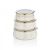 Set Craticioare Emailate Cu Capac 3pcs Bej 14/16/18cm GM-003B