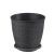 Set Ghiveci + Farfurie Ratan 10+1 6L Wenge Cri