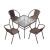 Set Mobilier 5 Piese Erzin STMF003-HR