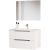 Set Mobilier Baie Ibiza80C F00 210EL Lamp906024 Baza Suspendata 2 Sertare Lavoar 80cm Carcasa Alb
