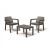 Set Mobilier Gradina Graphite Keter Emily