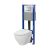 Set Rezervor Vas Wc Suspendat Cu Cadru C46,S701-828