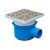 Sifon Pardoseala Cu Inaltator Inox 100 1E 50 Orizontal (LM)