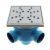 Sifon Pardoseala Cu Inaltator Inox 100 1e Fi50 2L Fi50 90 Dr