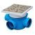Sifon Pardoseala Cu Inaltator INOX100 1E FI50-2L 50 90 Stg
