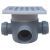 Sifon Pardoseala Patrat Cu Inaltator Si 2INTRARI SP-H75-160-3 672528