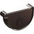 Capac Jgheab Stanga PVC Maro Inchis