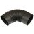 Cot Emailat MAT D150 Negru 651812