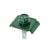 Clema Metalica Fixare Panou Gard Cu Surub Autoforant, Cap Hexagonal, Diametru 6.3 Mm, Verde, RAL 6005