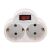 Stecher Dublu Cu Contact Protectie Si Intrerupatot 2xschuko Well