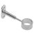 Suport Bara Haine FI25 Mm Fixare Cu Flansa Cromat 2BUC/ Punga 28352