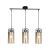 Suspensie IDEAL SP3, IP20, 220-240V, E27, H 120 X L 65 X W 12 Cm, Negru, Alama, Metal KL113010