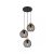 Suspensie MATROZ SP3, KL113013, 3xE27, Negru, Natur