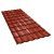 Tigla Metalica Clasic 35 RAL 3011 0.40 Mm 1.17x1.2 M
