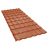 Tigla Metalica Clasic 35 RAL 8004MAT 0.50 Mm