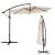 Umbrela Mare De Gradina Cu Brat, Pliabila, 3 M, Bej XS-UMS021 Bej