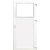 Usa PVC 1/3 Geam 880x2000 Dreapta