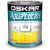 Vopsea Pentru Lemn / Metal, Oskar Aqua Lucios, Interior / Exterior, Pe Baza De Apa, Crem Diafan, 0.6 L