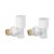 Zgb31wh SET Robinet Radiator COLTAR-PRESETUPA 1/2' Alb
