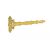 ZOB 300 Balama Poarta Decorativa ZNZ 300x50x170x2.5 Galben 7945066